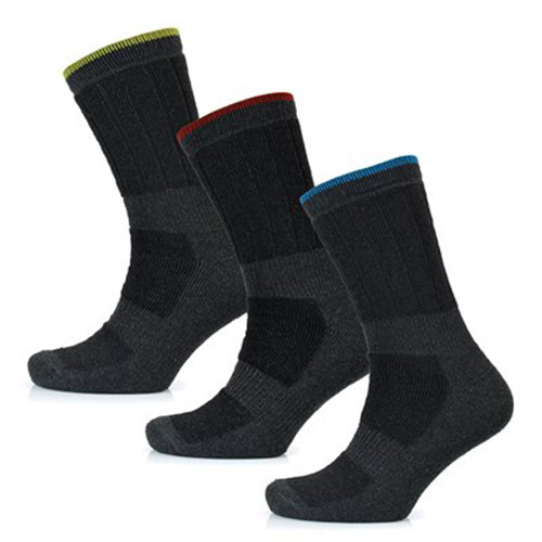 Mens Work Socks Storm Ridge Hardwearing 3 Pair Pack Cotton Blend 7-11 Mens Work Socks Storm Ridge Hardwearing 3 Pair Pack Cotton Blend 7-11
